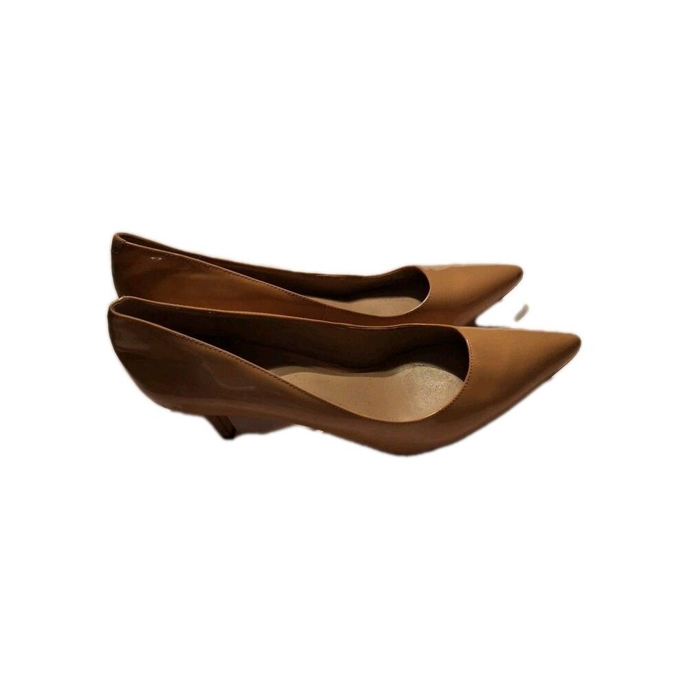 Ann Taylor Nude Patent Leather Heels